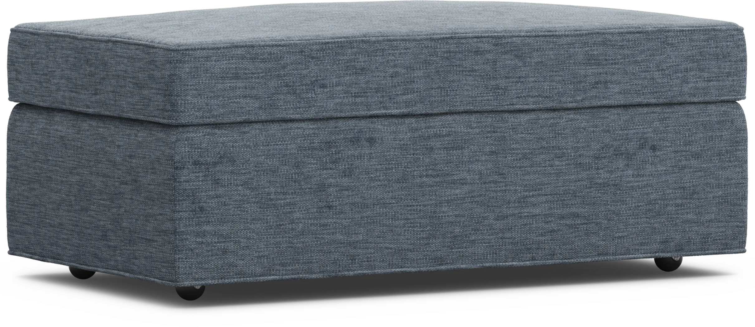 Bellingham Indigo Storage Ottoman - Thumbnail - Image 1