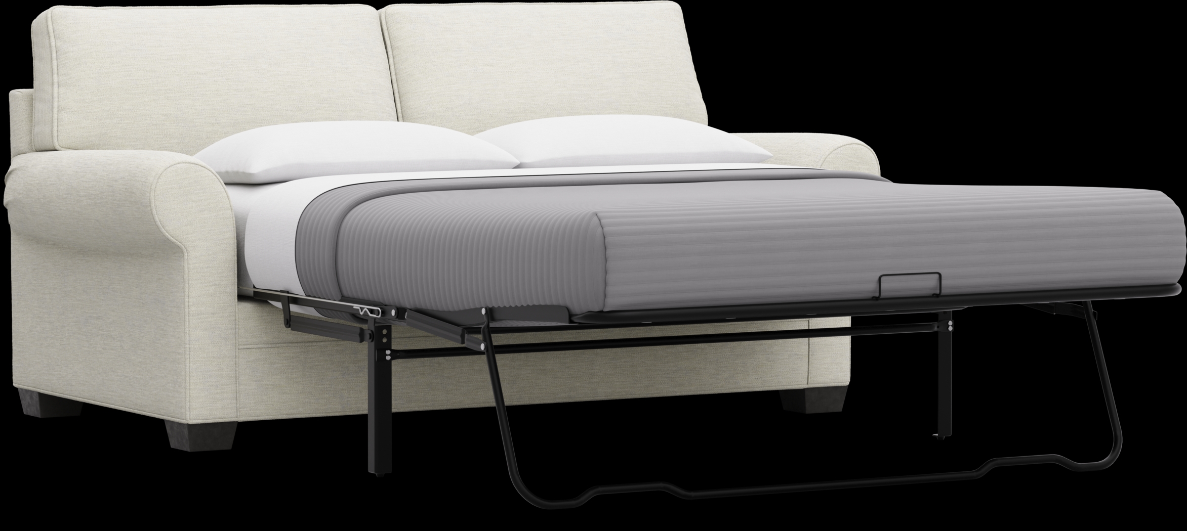 Bellingham Ivory Sleeper Loveseat - Thumbnail - Image 2