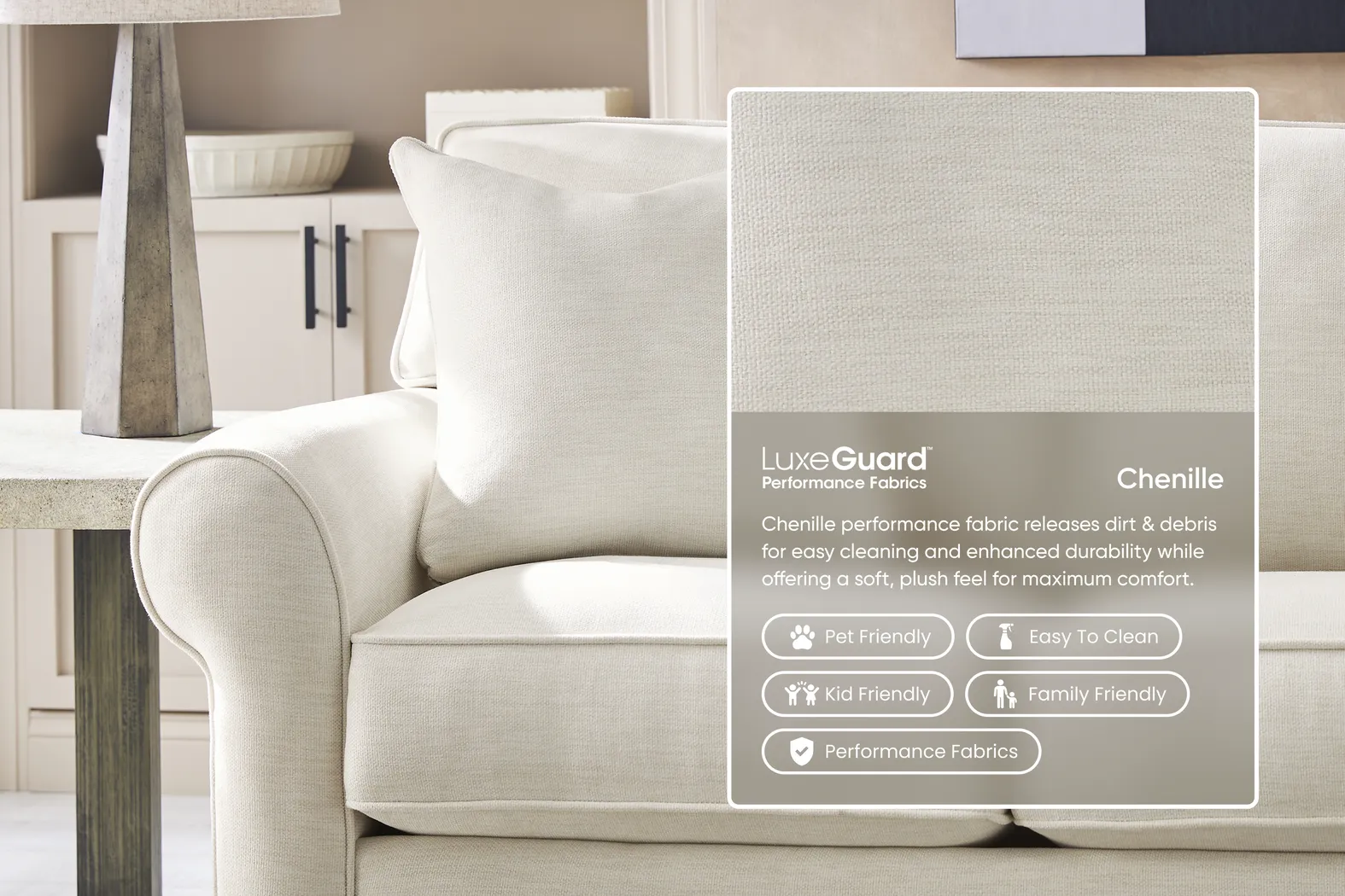 Bellingham Ivory Sleeper Loveseat - Thumbnail - Image 2