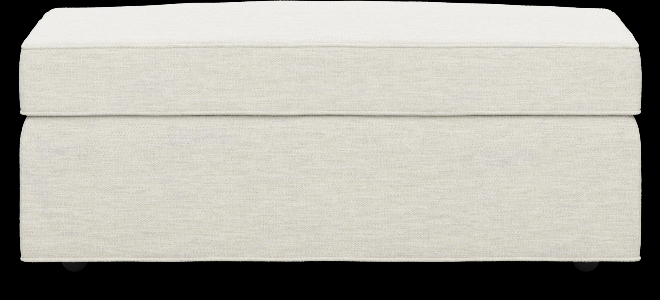 Bellingham Ivory Storage Ottoman - Thumbnail - Image 3