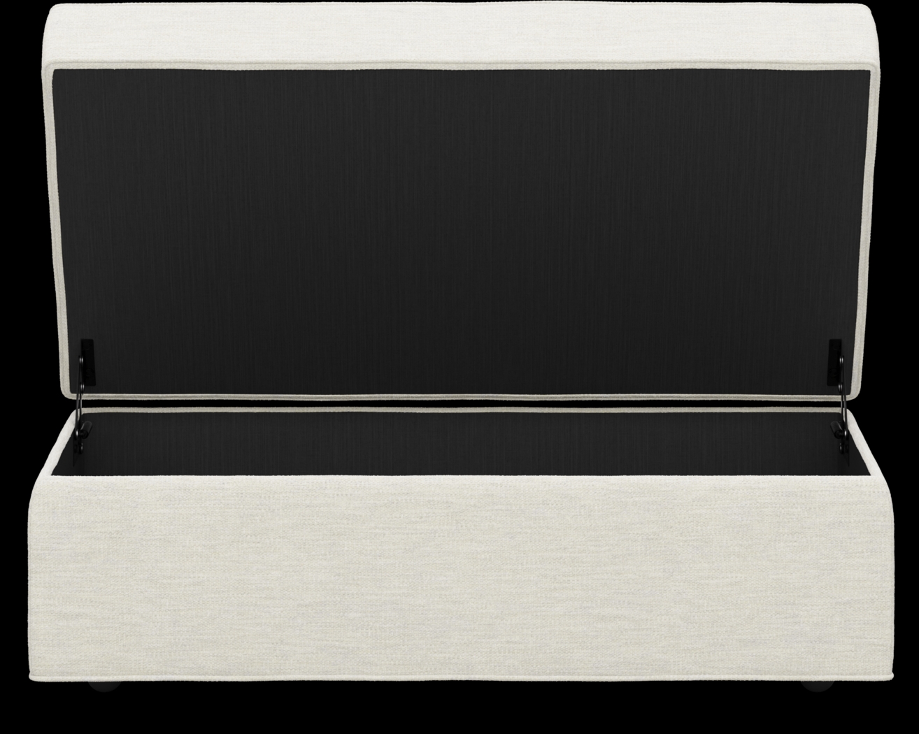 Bellingham Ivory Storage Ottoman - Thumbnail - Image 4