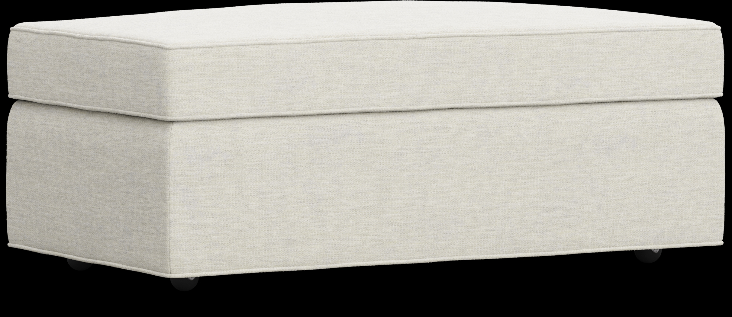 Bellingham Ivory Storage Ottoman - Thumbnail - Image 1