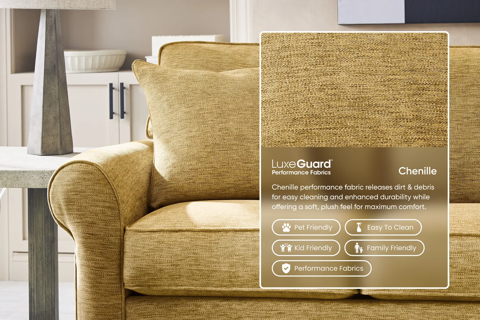 Bellingham Maize Gel Foam Sleeper Loveseat - Thumbnail - Image 2