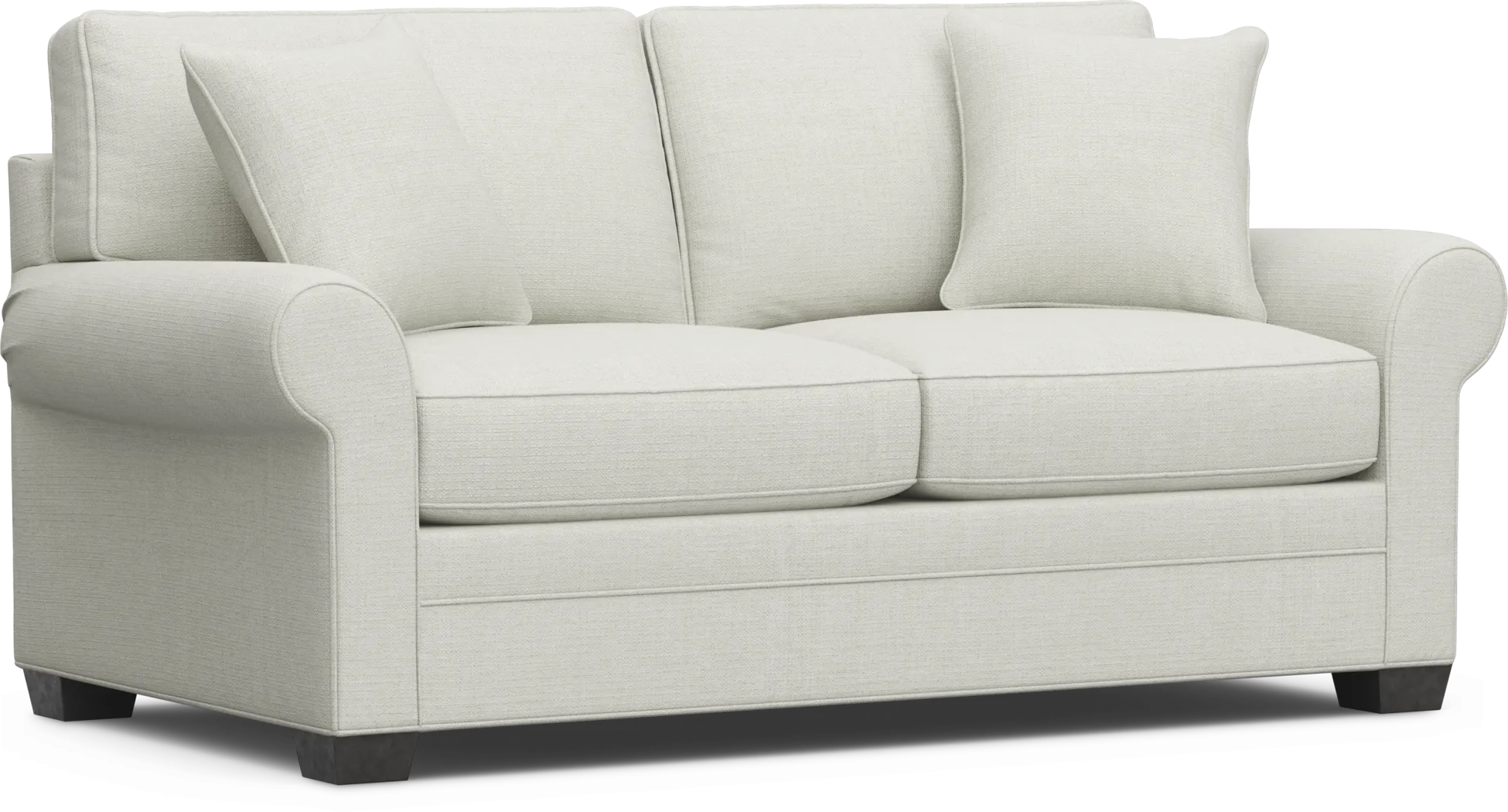 Bellingham Off-White Textured Loveseat - Thumbnail - Image 2