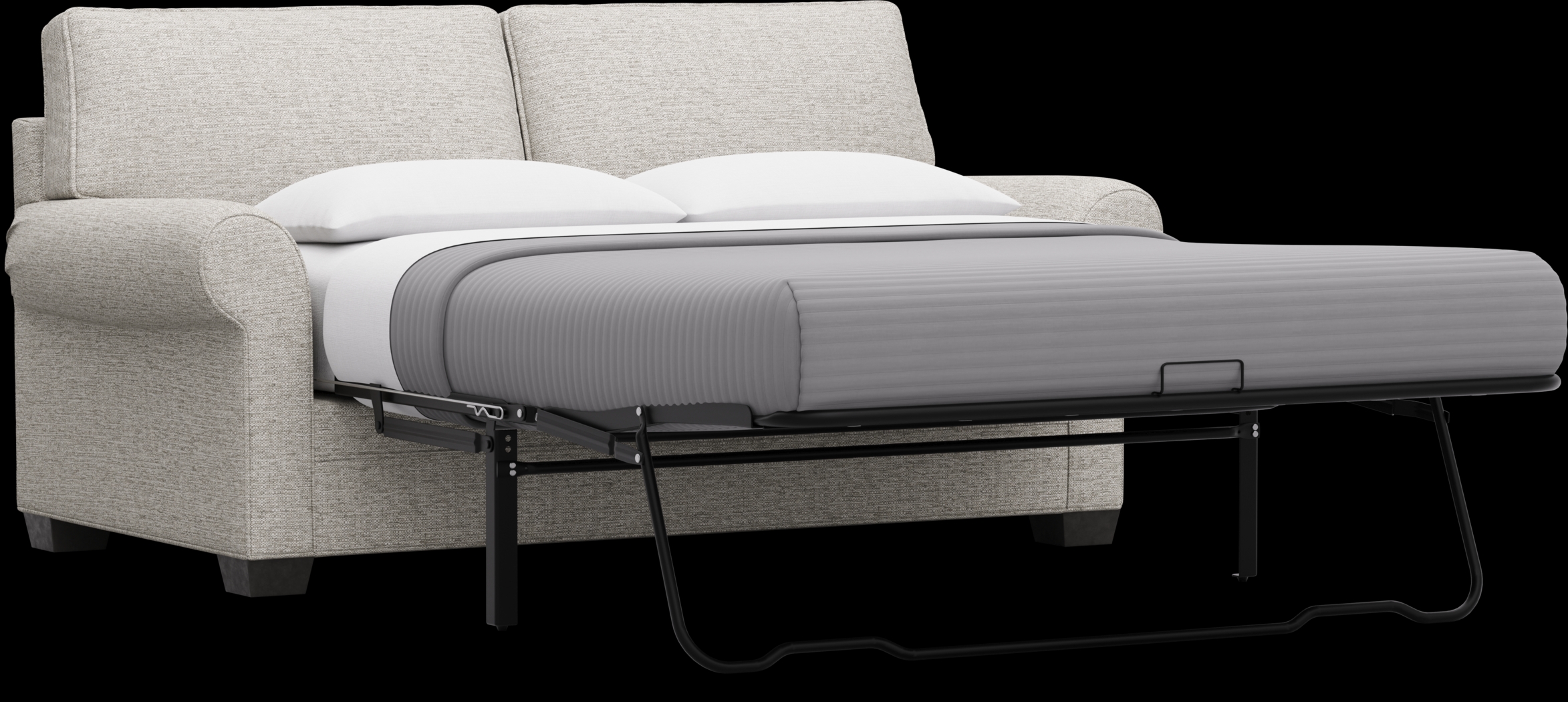 Bellingham Pebble Textured Sleeper Loveseat - Thumbnail - Image 2