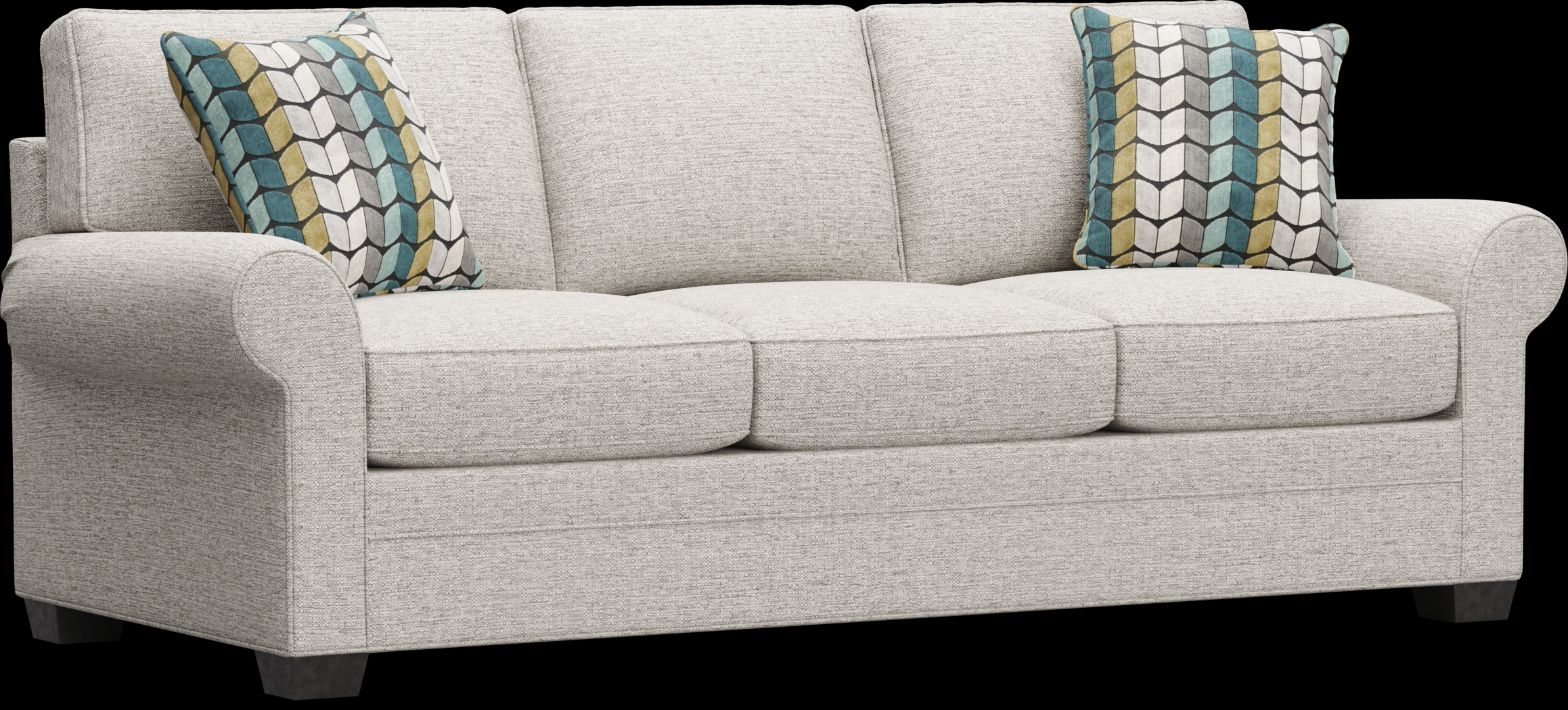 Bellingham Pebble Textured 7 Pc Living Room with Gel Foam Sleeper Sofa - Thumbnail - Image 5