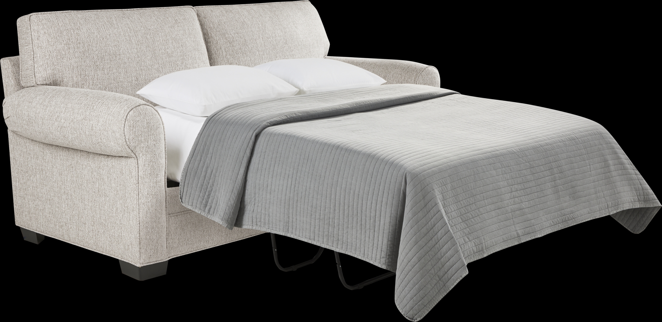 Bellingham Pebble Textured Sleeper Loveseat - Thumbnail - Image 2