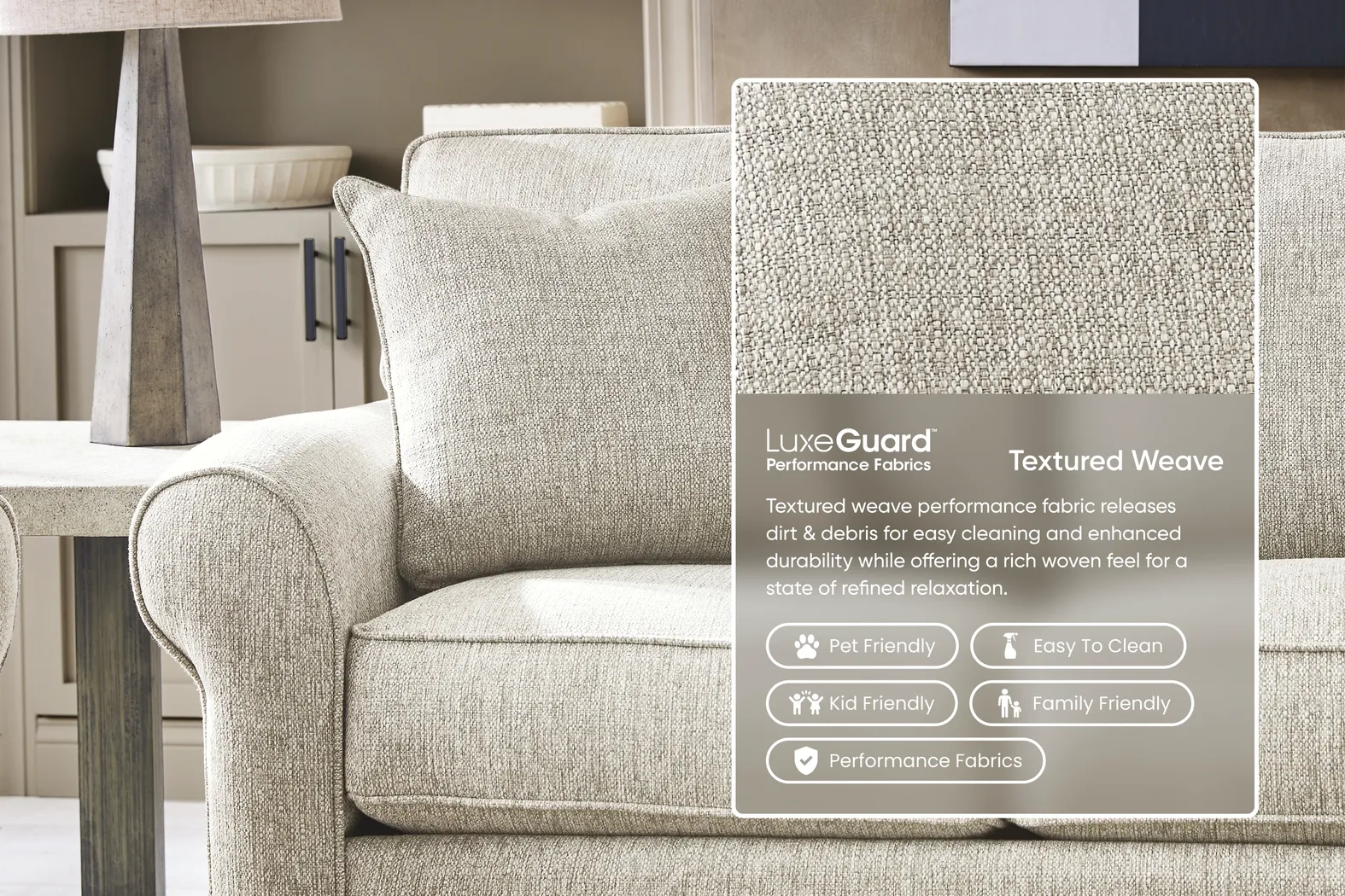 Bellingham Pebble Textured 8 Pc Living Room - Thumbnail - Image 3