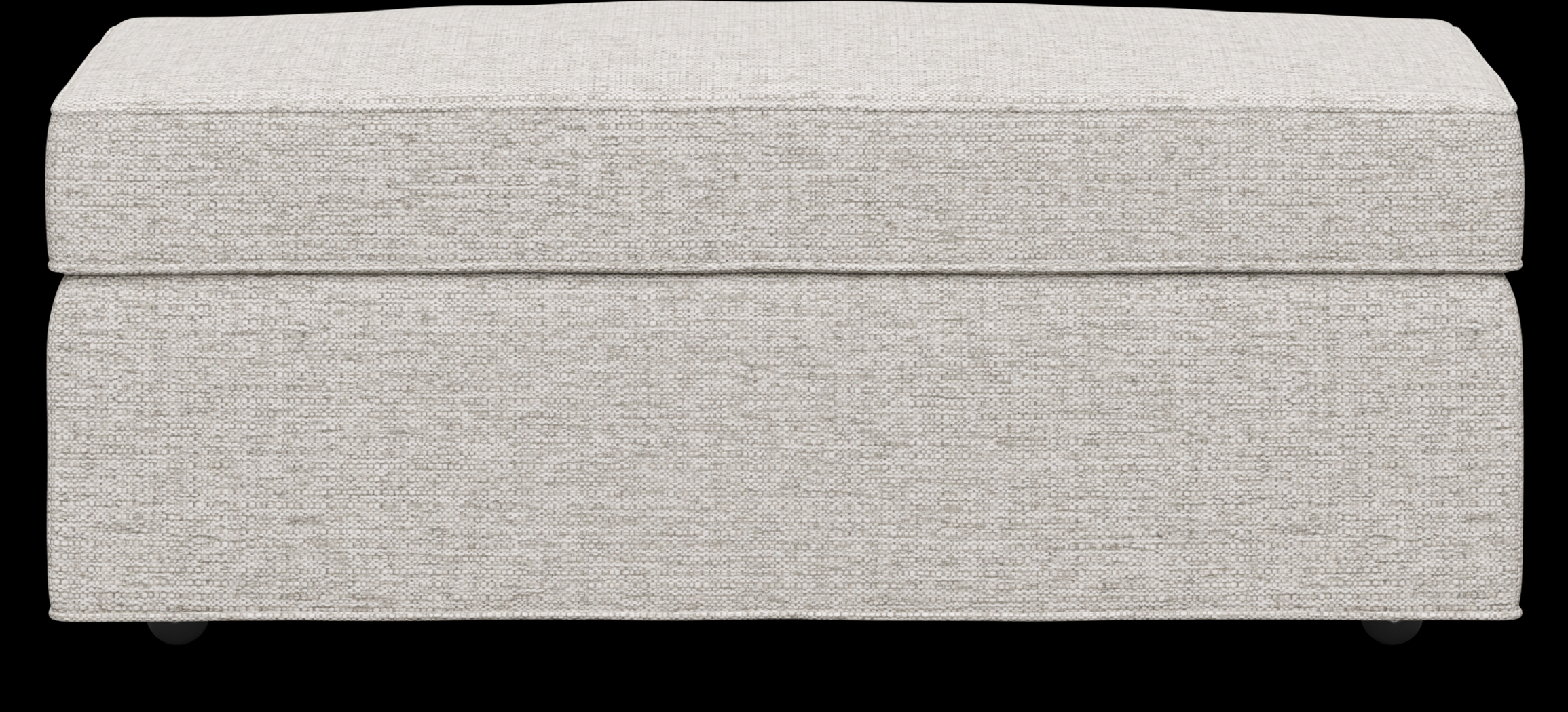 Bellingham Pebble Textured Storage Ottoman - Thumbnail - Image 3
