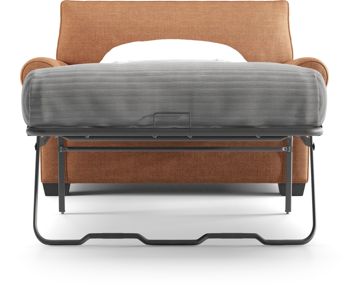 Bellingham Russet Textured Chenille Gel Foam Sleeper Chair - Image 5