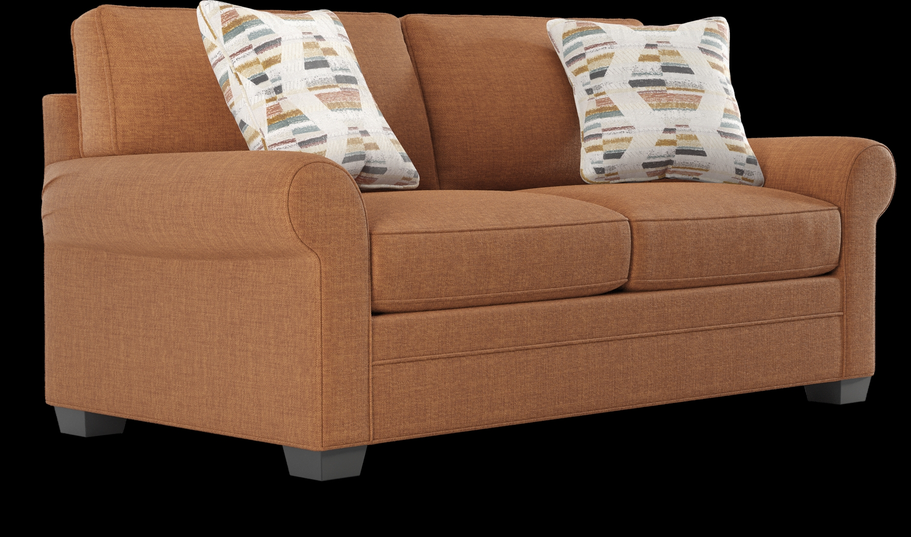 Cindy Crawford Home Bellingham Russet Textured 7 Pc Living Room with Gel Foam Sleeper Sofa - Thumbnail - Image 14