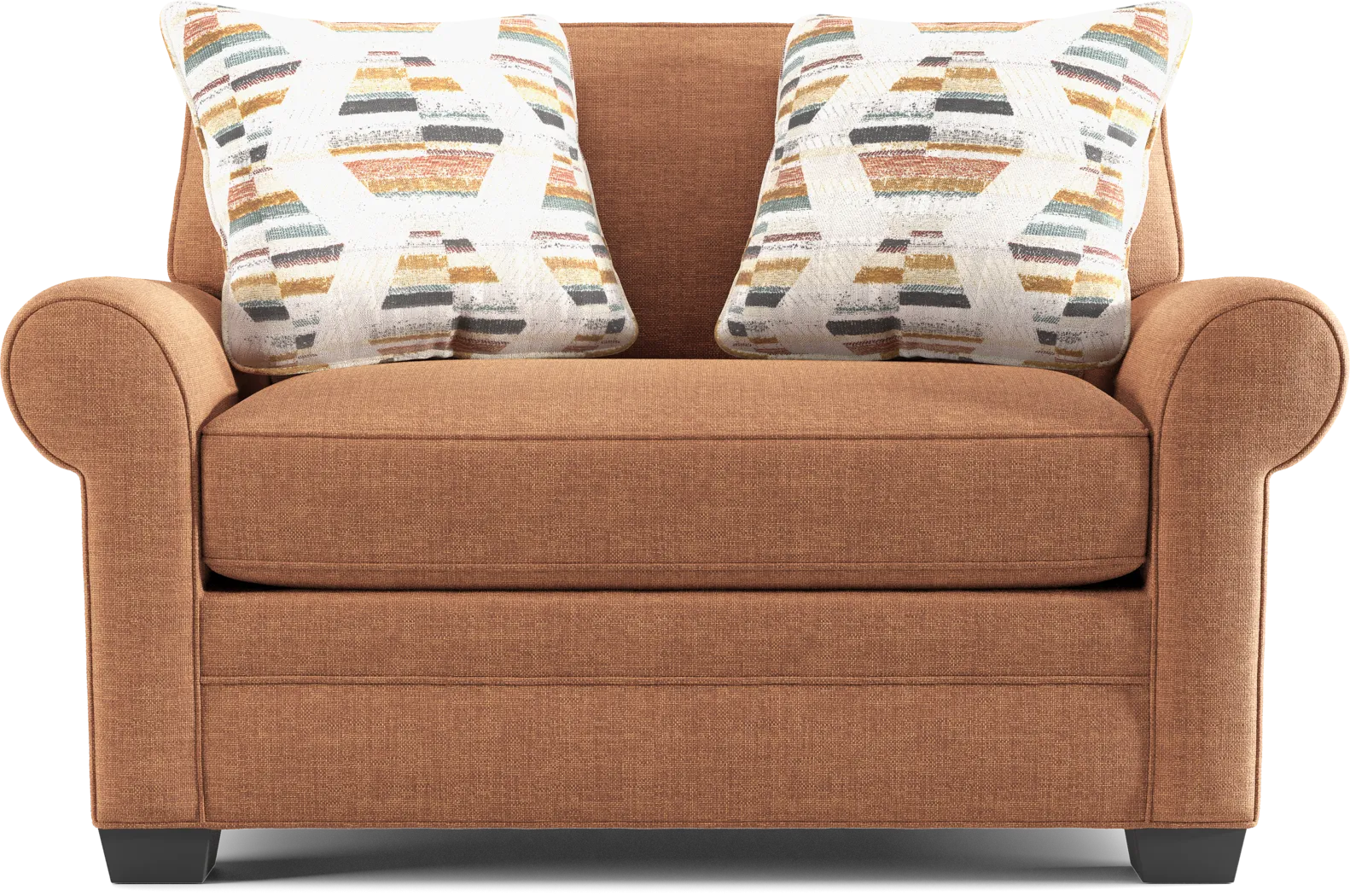 Bellingham Russet Textured Chenille Sleeper Chair - Thumbnail - Image 4