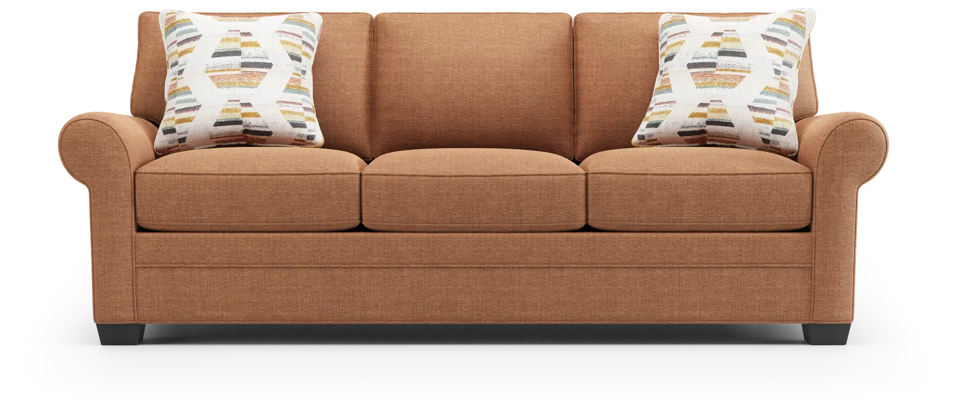 russet sofa