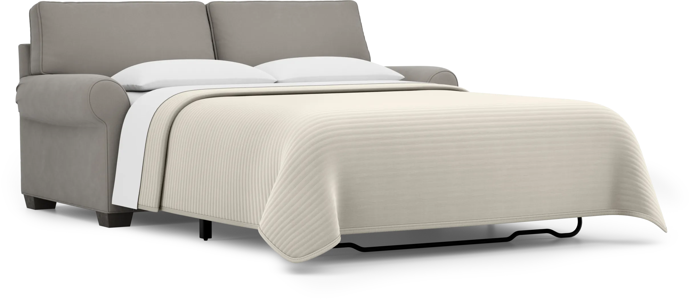 Bellingham Steel Microfiber Sleeper Loveseat - Thumbnail - Image 2