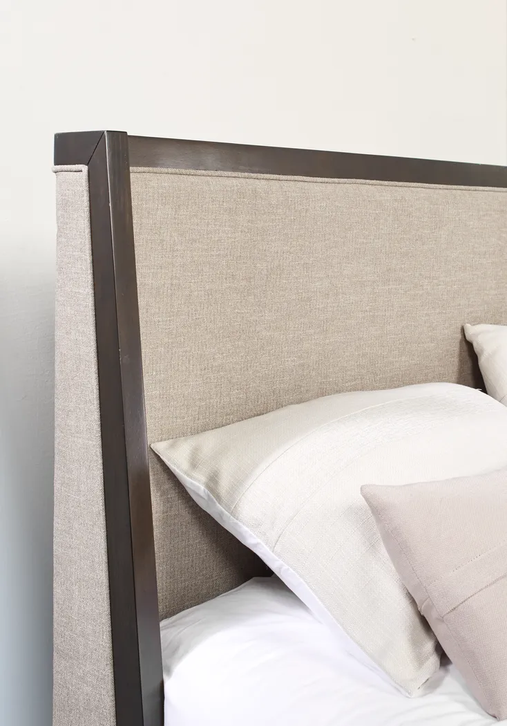 Bellissimo Java 3 Pc Queen Upholstered Bed - Thumbnail - Image 2