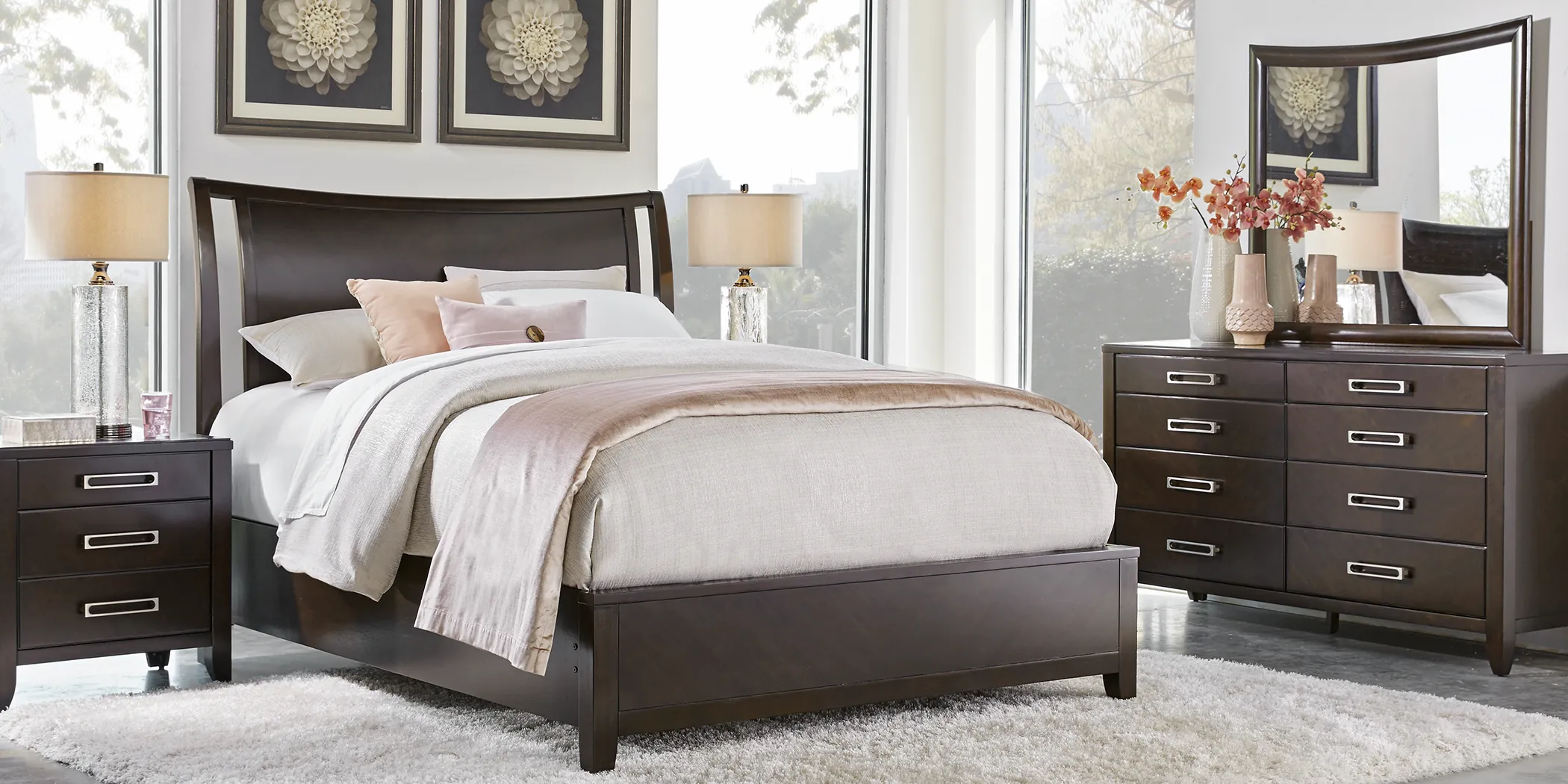 Bellissimo Java 5 Pc Queen Sleigh Bedroom - Thumbnail - Image 1
