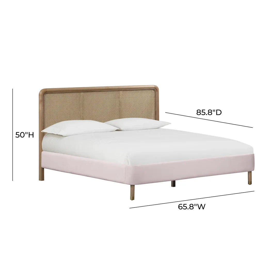Bellmawr Blush Queen Bed - Thumbnail - Image 10