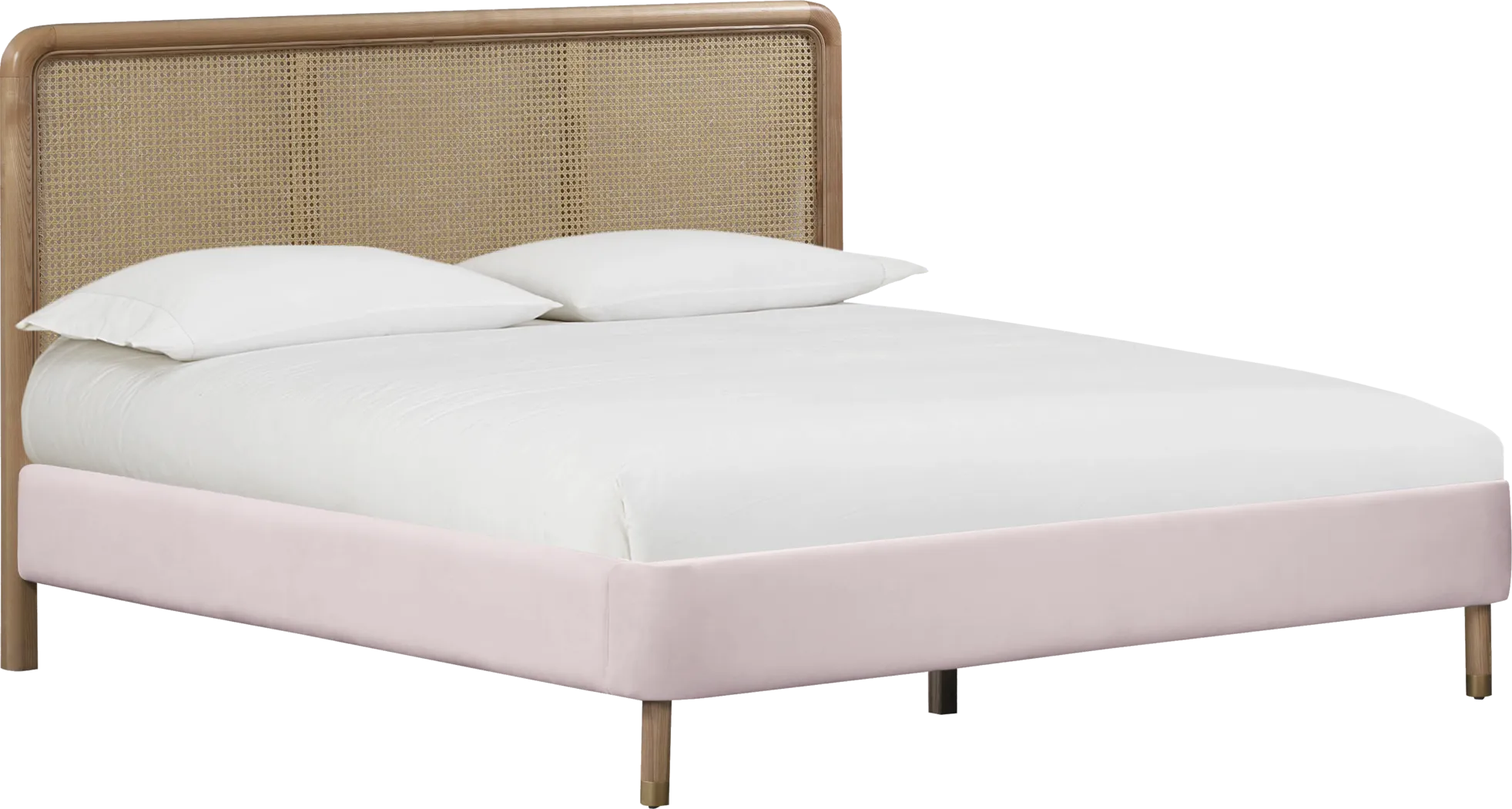 Bellmawr Blush Queen Bed - Thumbnail - Image 1