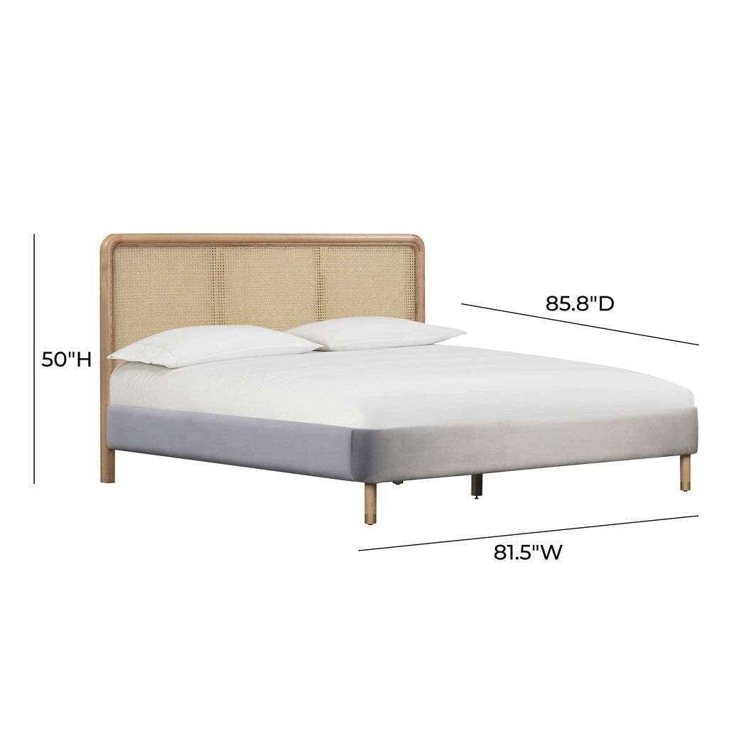 Bellmawr Gray King Bed - Thumbnail - Image 10
