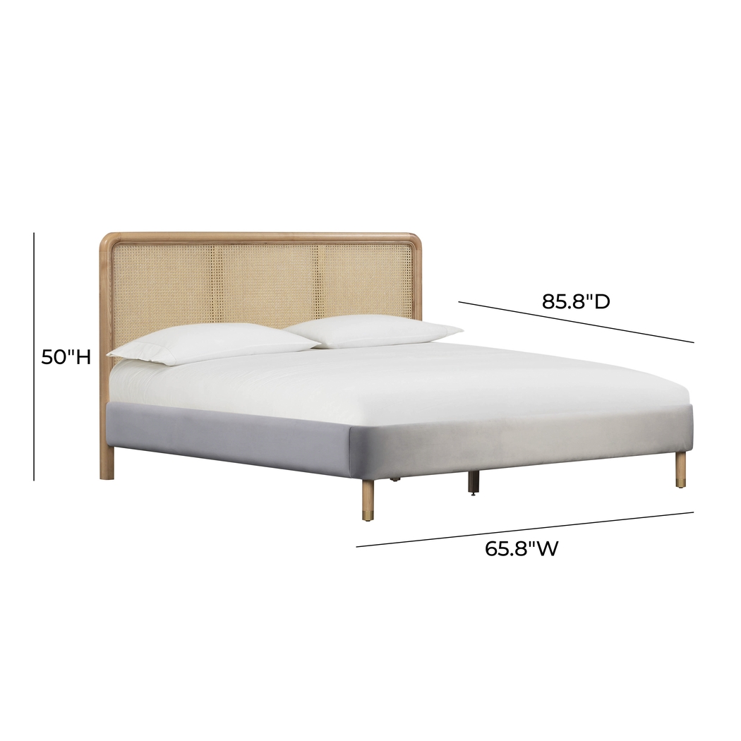 Bellmawr Gray Queen Bed - Thumbnail - Image 10
