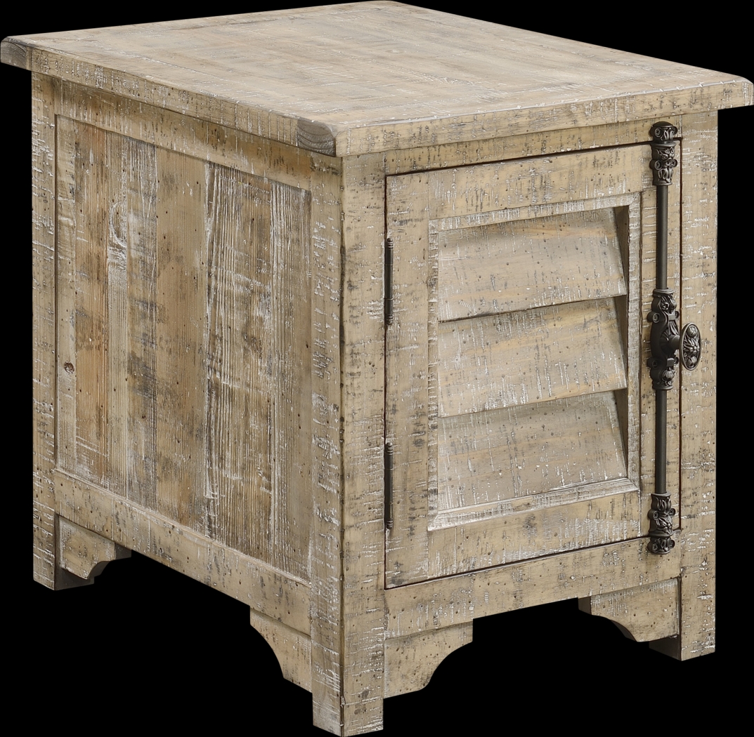 Belloc Beige Side Table - Thumbnail - Image 2