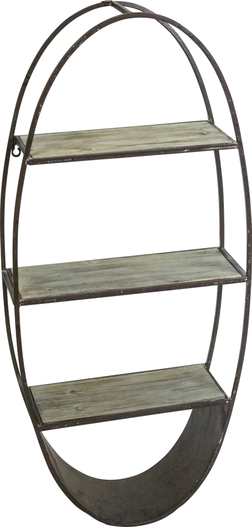 Bellomy Silver 3 Tier Wall Shelf - Thumbnail - Image 1