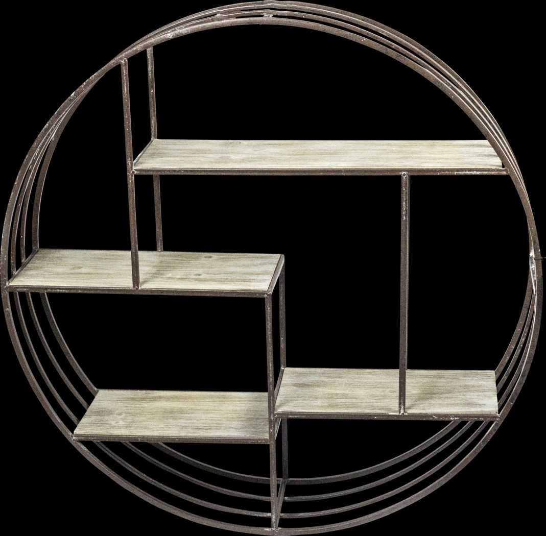 Bellomy Silver 4 Tier Wall Shelf - Thumbnail - Image 1