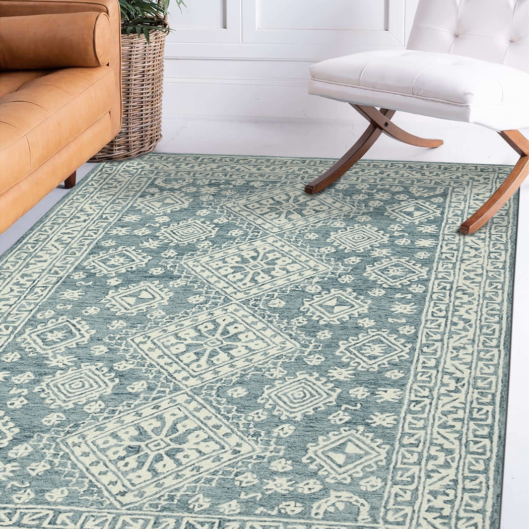 Bellton Blue 7'6 x 9'6 Rug - Thumbnail - Image 2