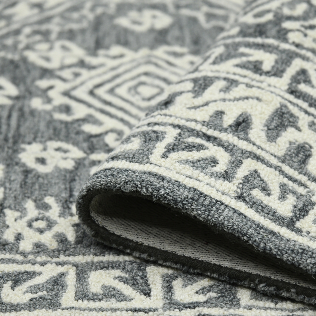 Bellton Gray 7'6 x 9'6 Rug - Thumbnail - Image 4