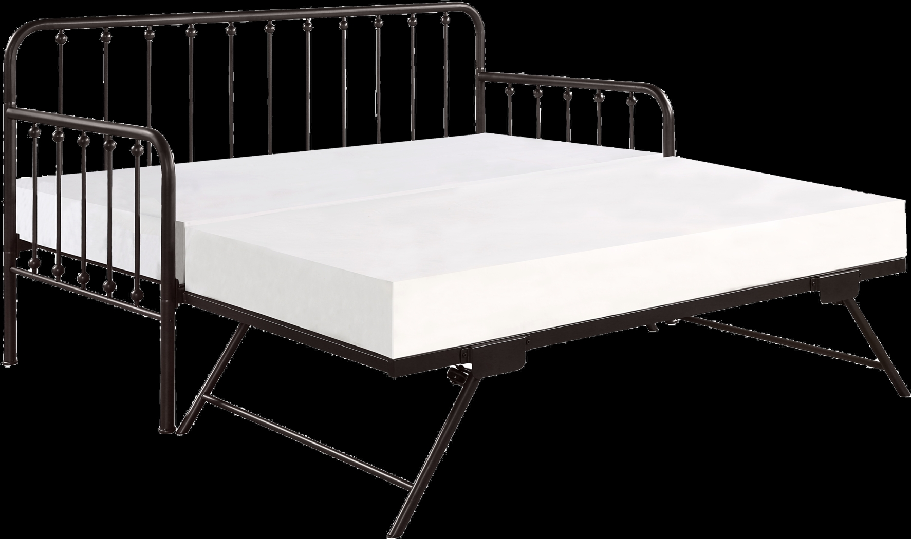 Belltone Bronze Daybed with Lift Up Trundle - Thumbnail - Image 1