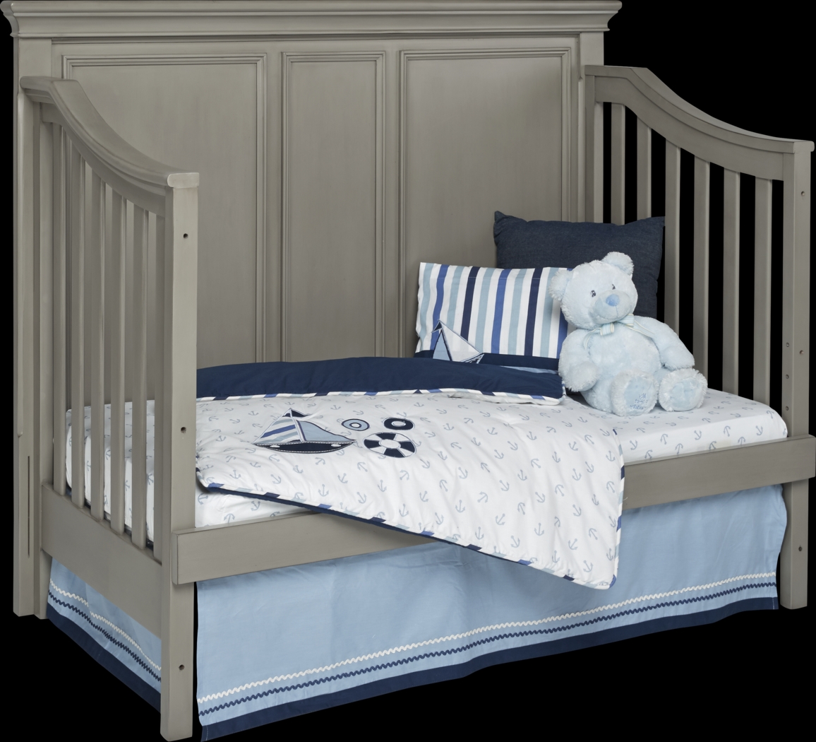 Belmar Gray Crib with Toddler & Conversion Rails - Thumbnail - Image 3