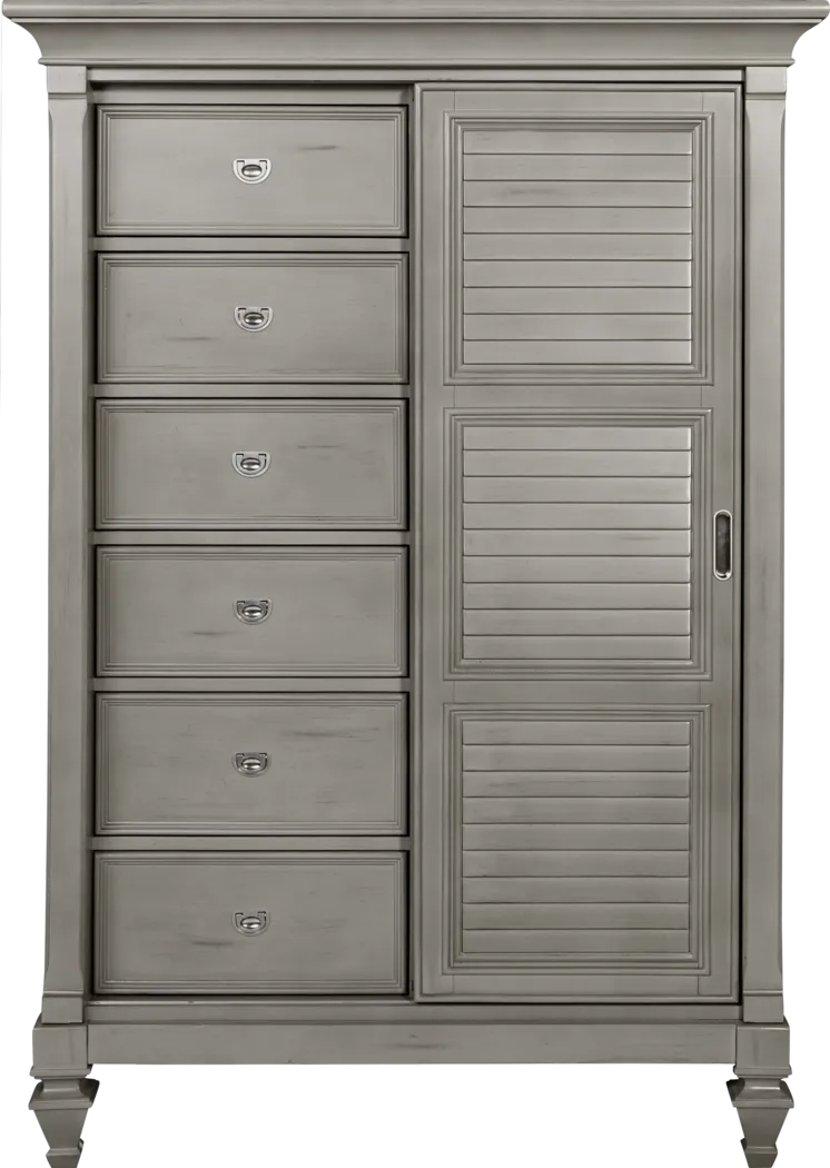 Belmar Gray Gentleman's Chest - Thumbnail - Image 1