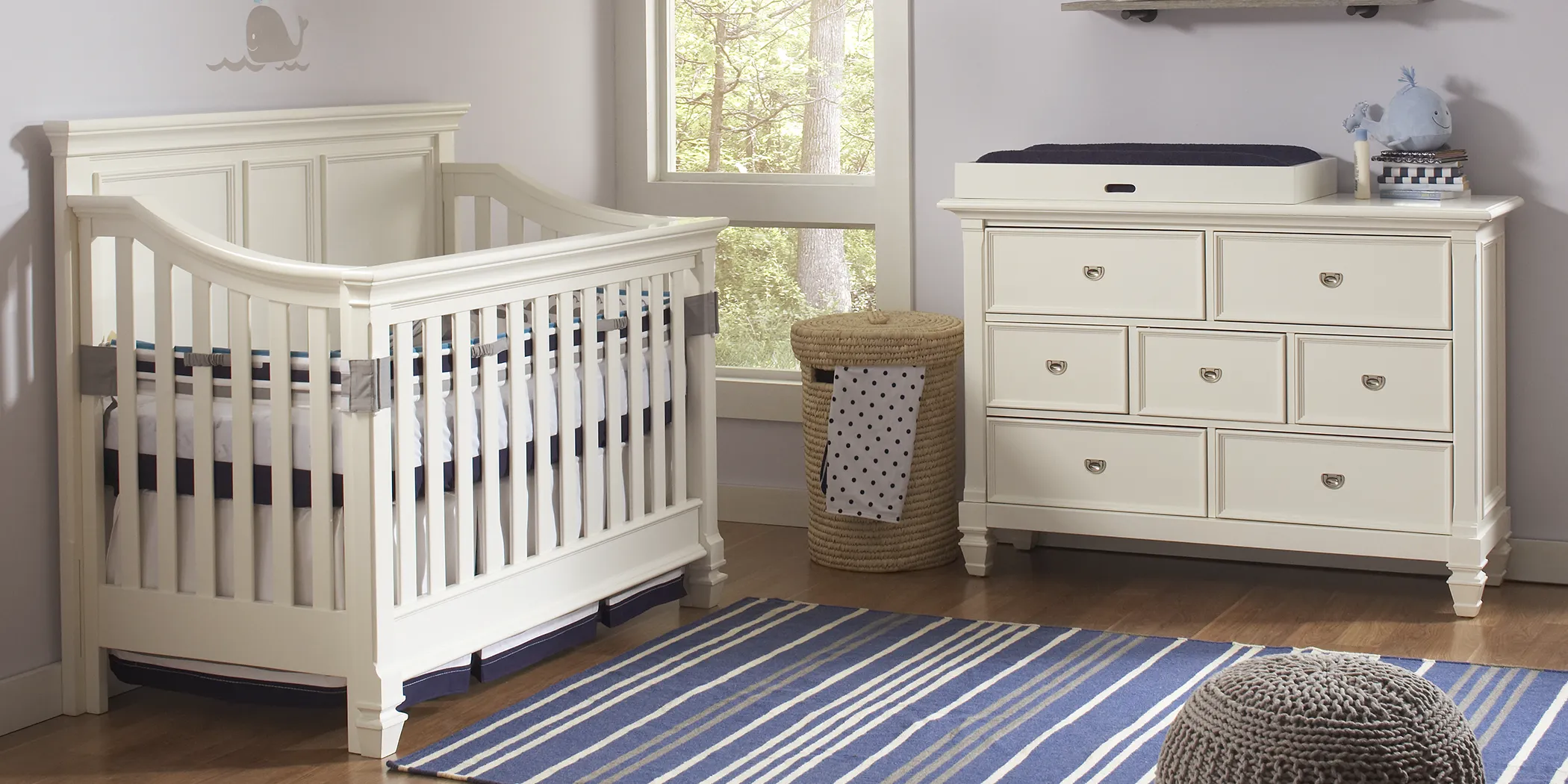 Belmar White 4 Pc Nursery - Thumbnail - Image 1