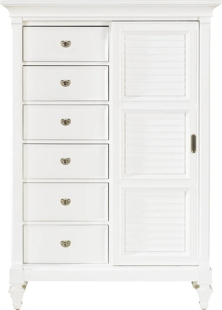 Belmar White Gentleman's Chest - Thumbnail - Image 1