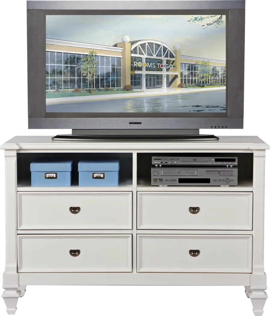 Belmar White Media Chest - Thumbnail - Image 1