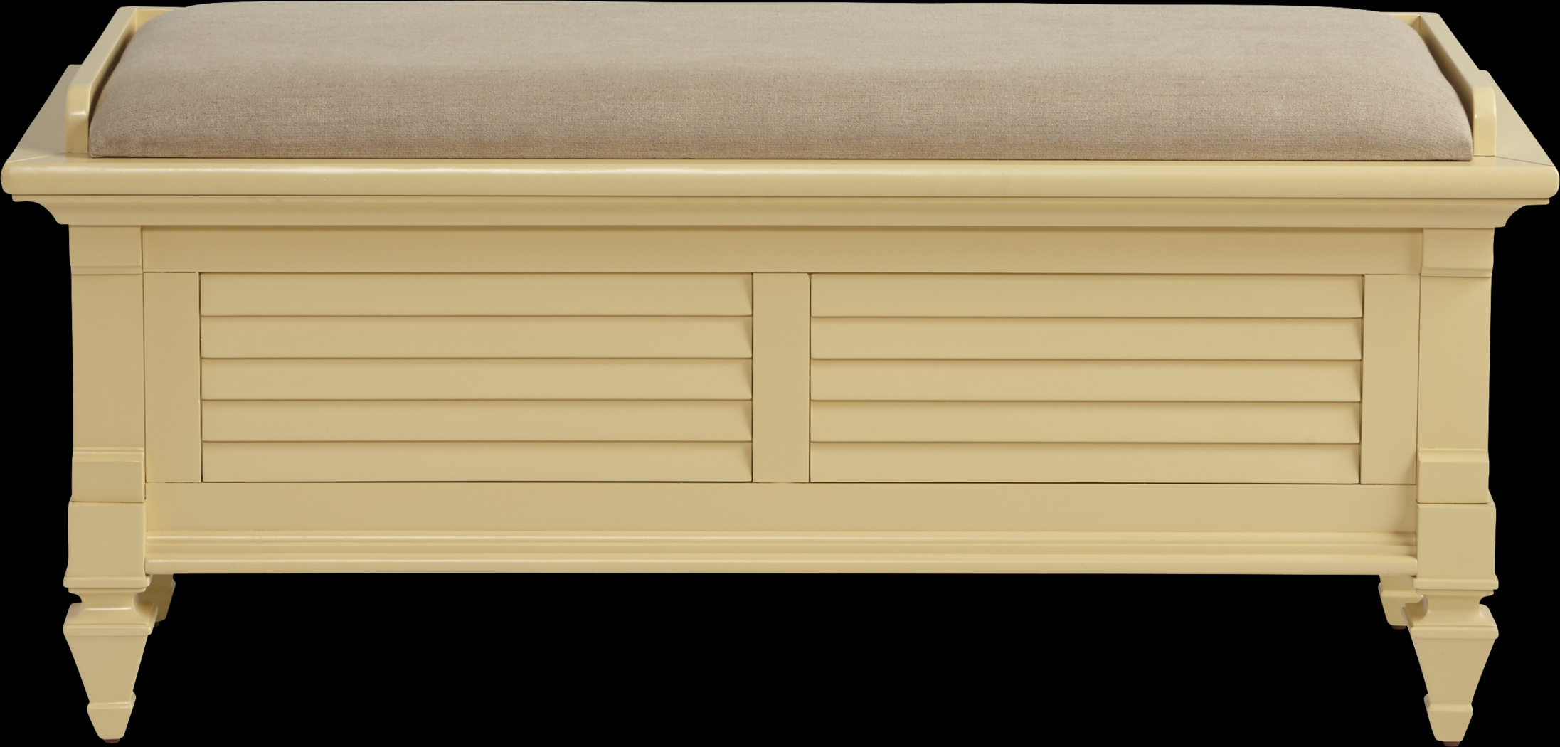 Belmar Yellow Storage Bench - Thumbnail - Image 3