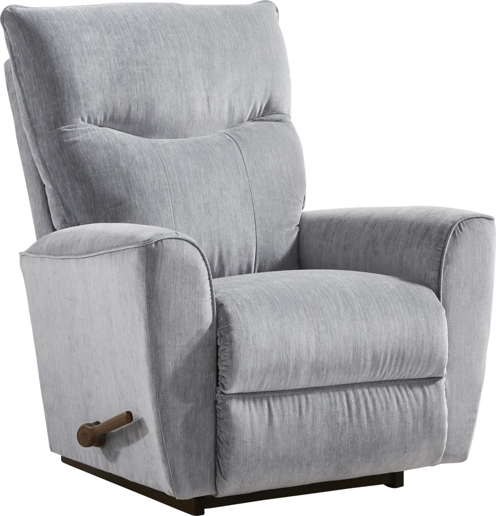 La-Z-Boy Belmont I Slate Blue Rocker Recliner - Thumbnail - Image 3
