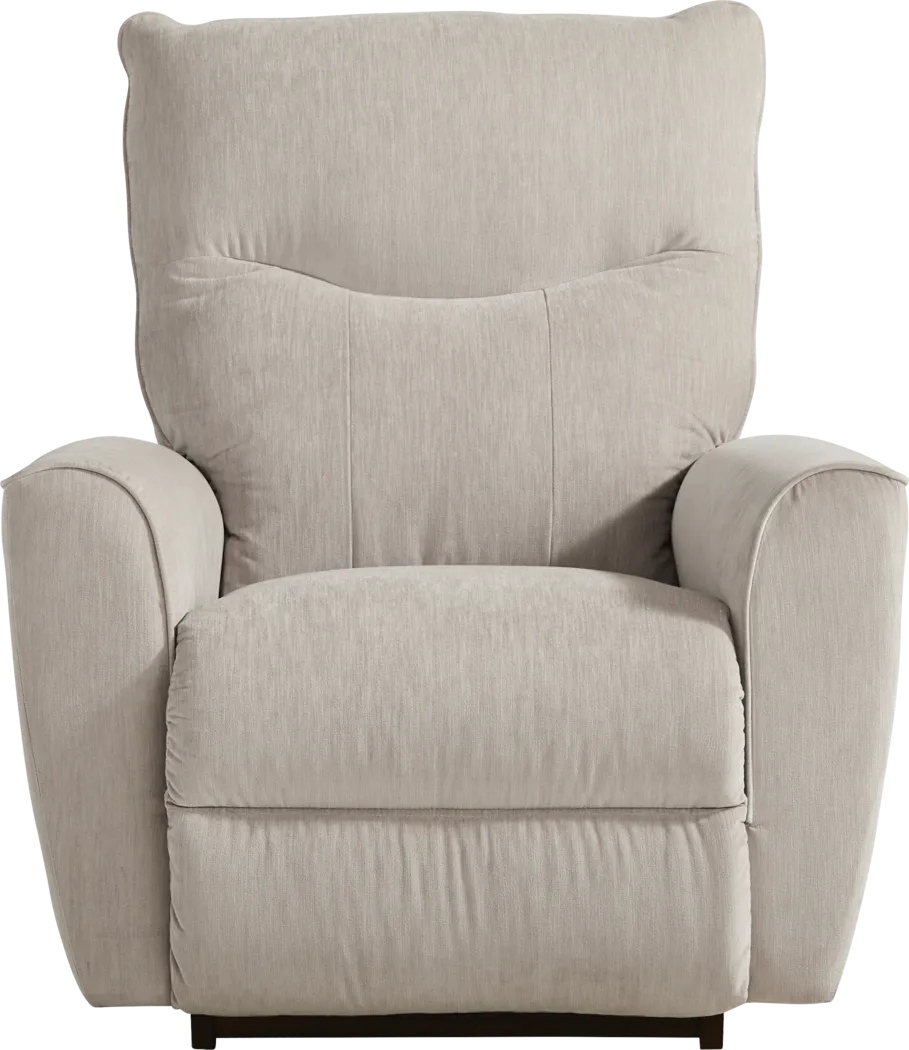 La-Z-Boy Belmont III Gray Dual Power Recliner - Thumbnail - Image 2
