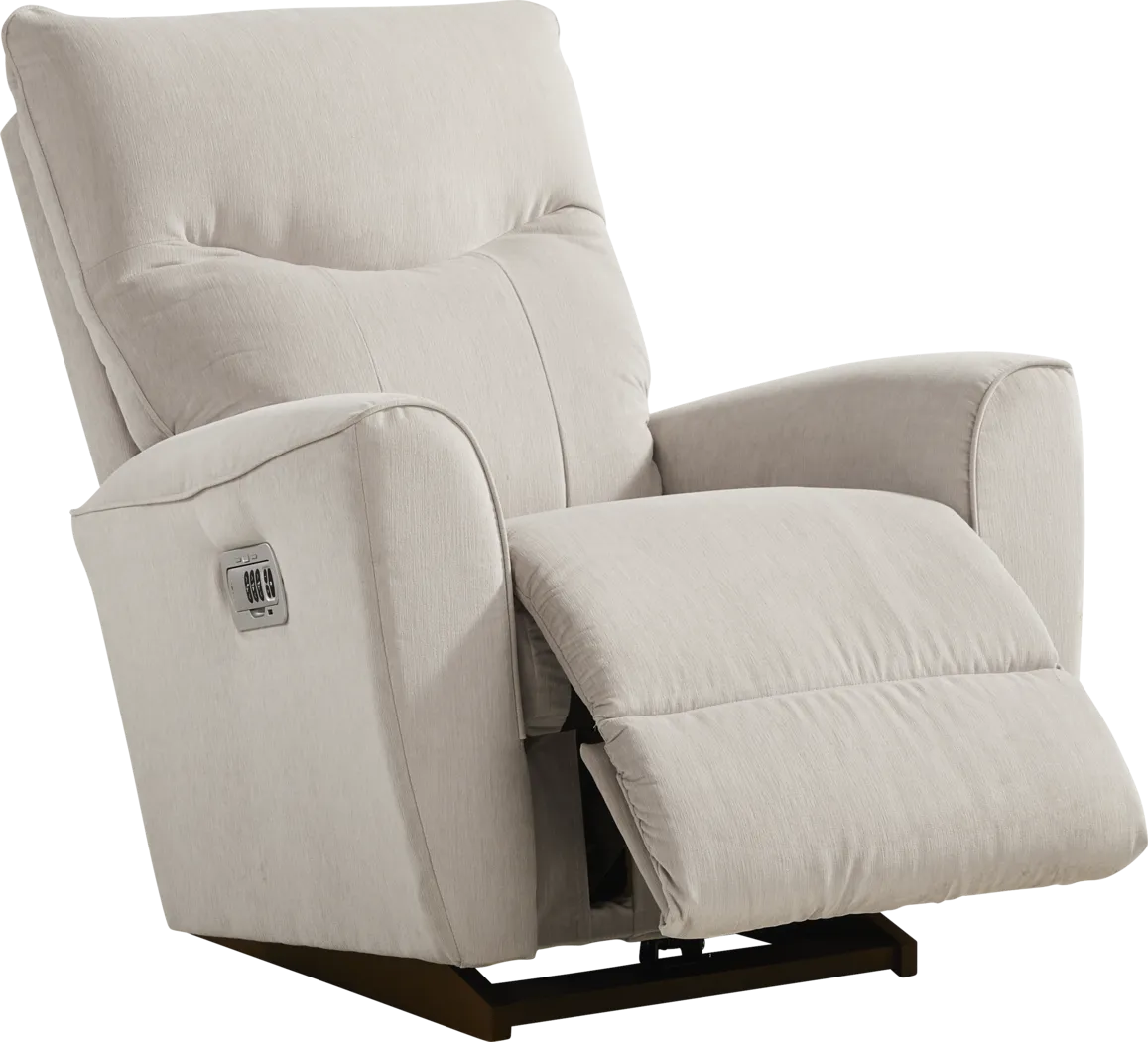La-Z-Boy Belmont III Gray Dual Power Recliner - Thumbnail - Image 1
