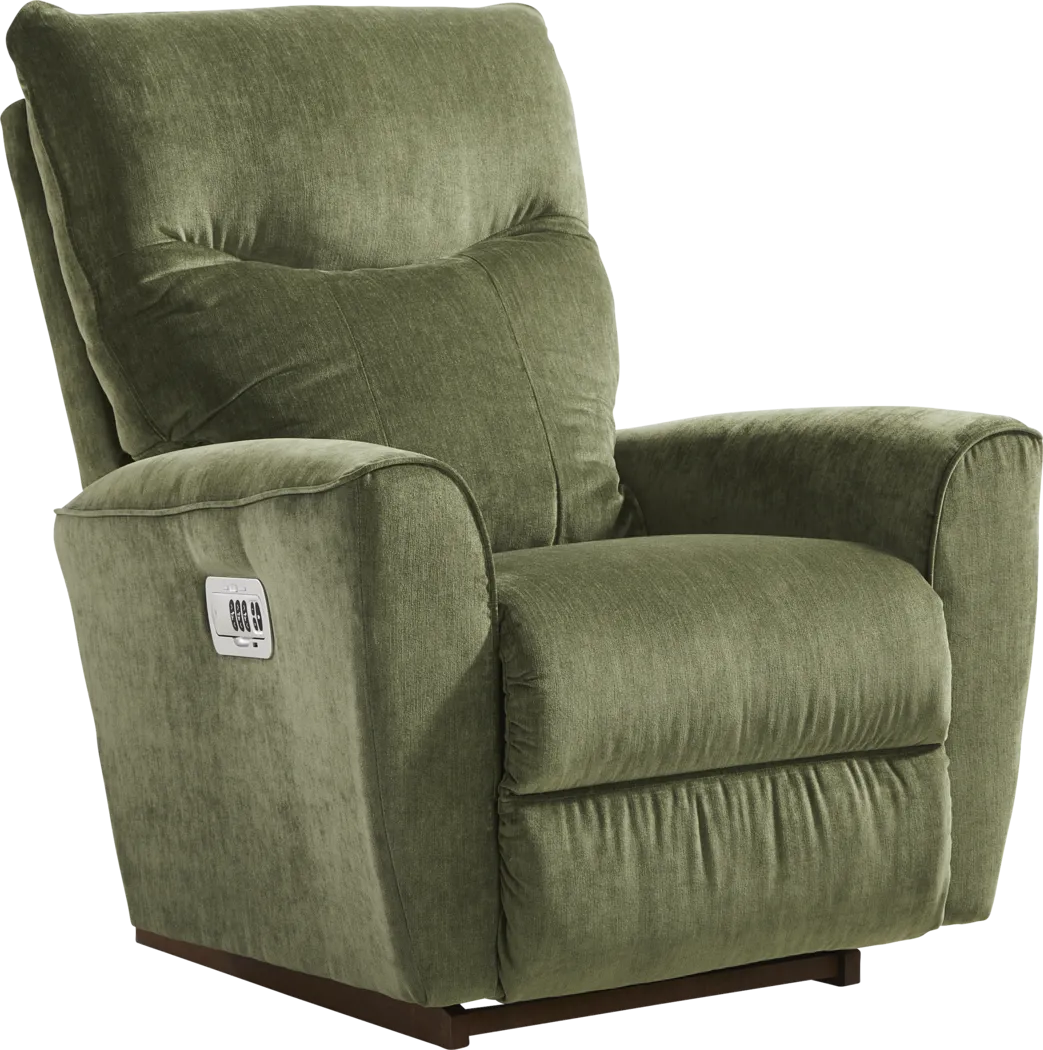 La-Z-Boy Belmont III Green Dual Power Recliner - Thumbnail - Image 3