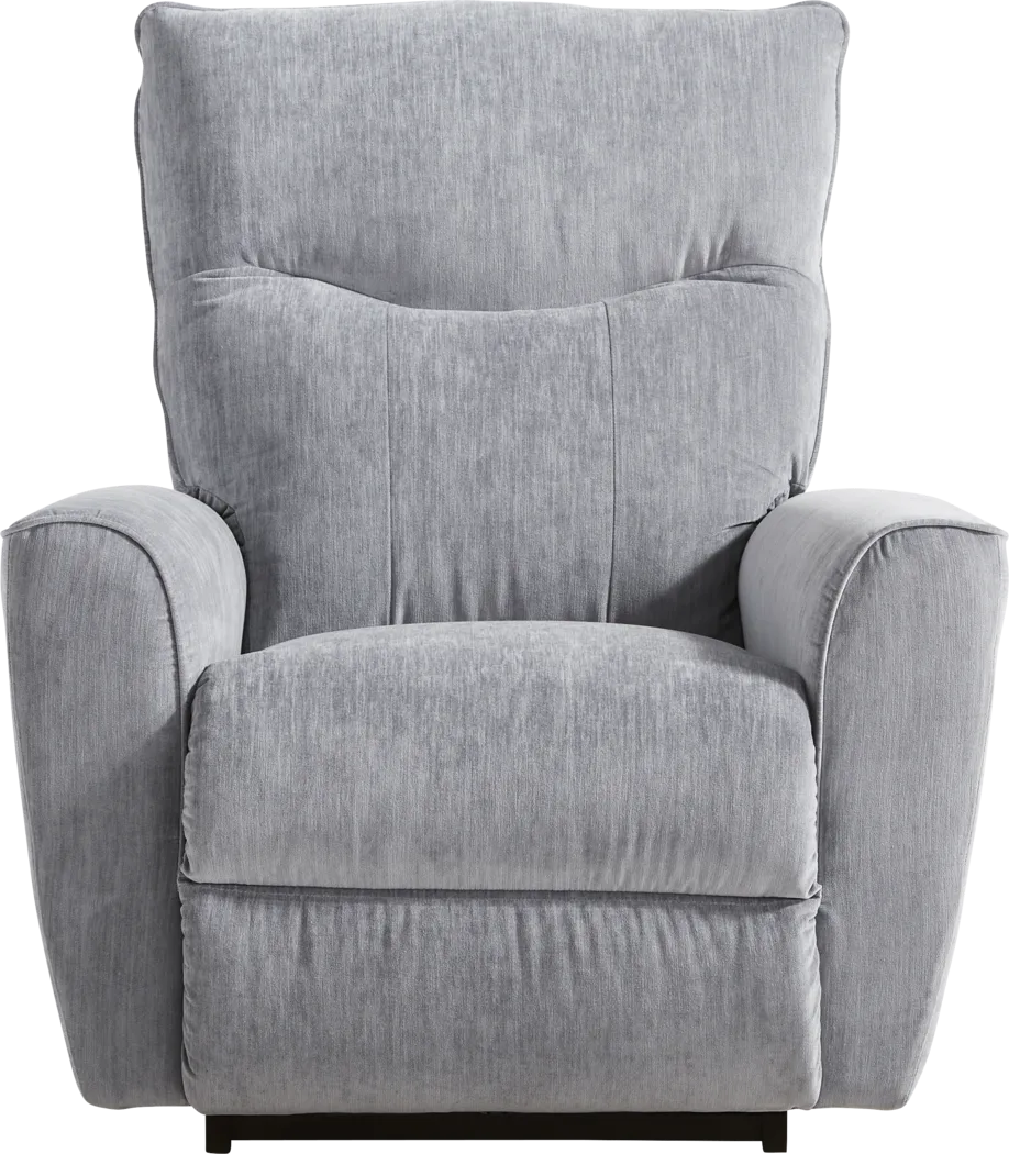 La-Z-Boy Belmont III Slate Blue Dual Power Recliner - Thumbnail - Image 2