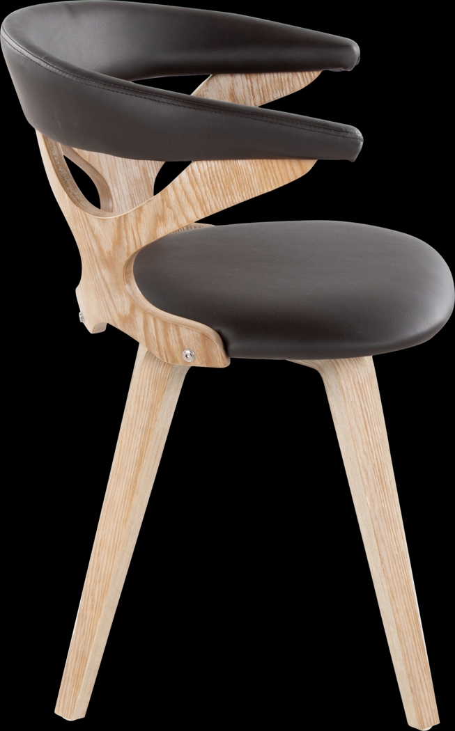 Belnera III Brown Side Chair - Thumbnail - Image 4