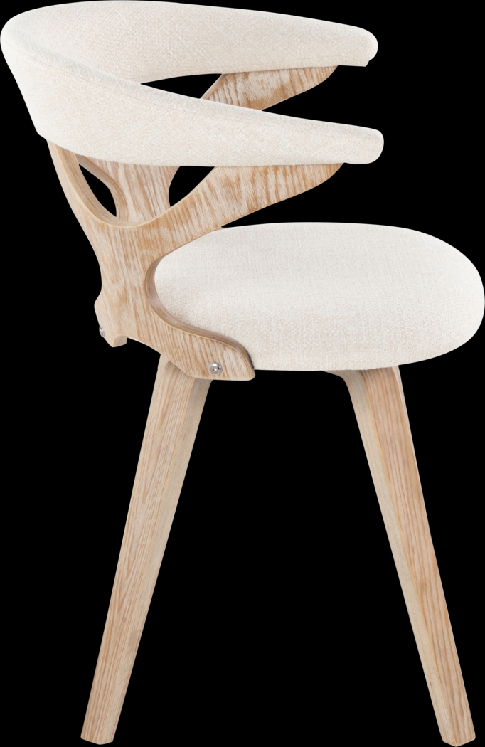 Belnera III Cream Side Chair - Thumbnail - Image 3