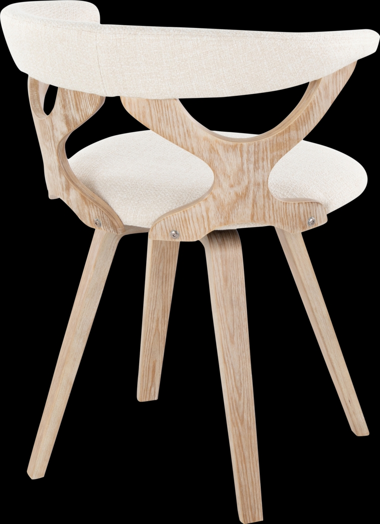 Belnera III Cream Side Chair - Thumbnail - Image 4