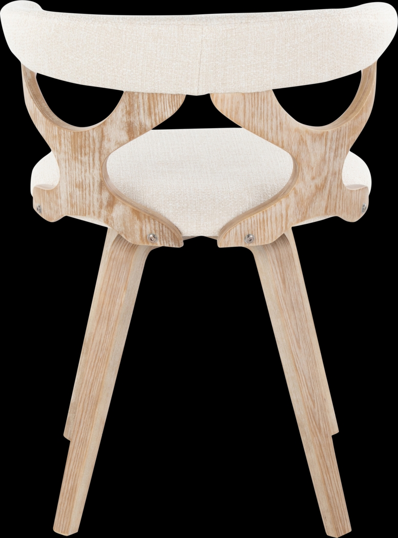 Belnera III Cream Side Chair - Thumbnail - Image 5
