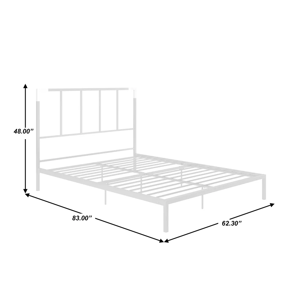 Beloak Black Queen Platform Bed - Thumbnail - Image 9
