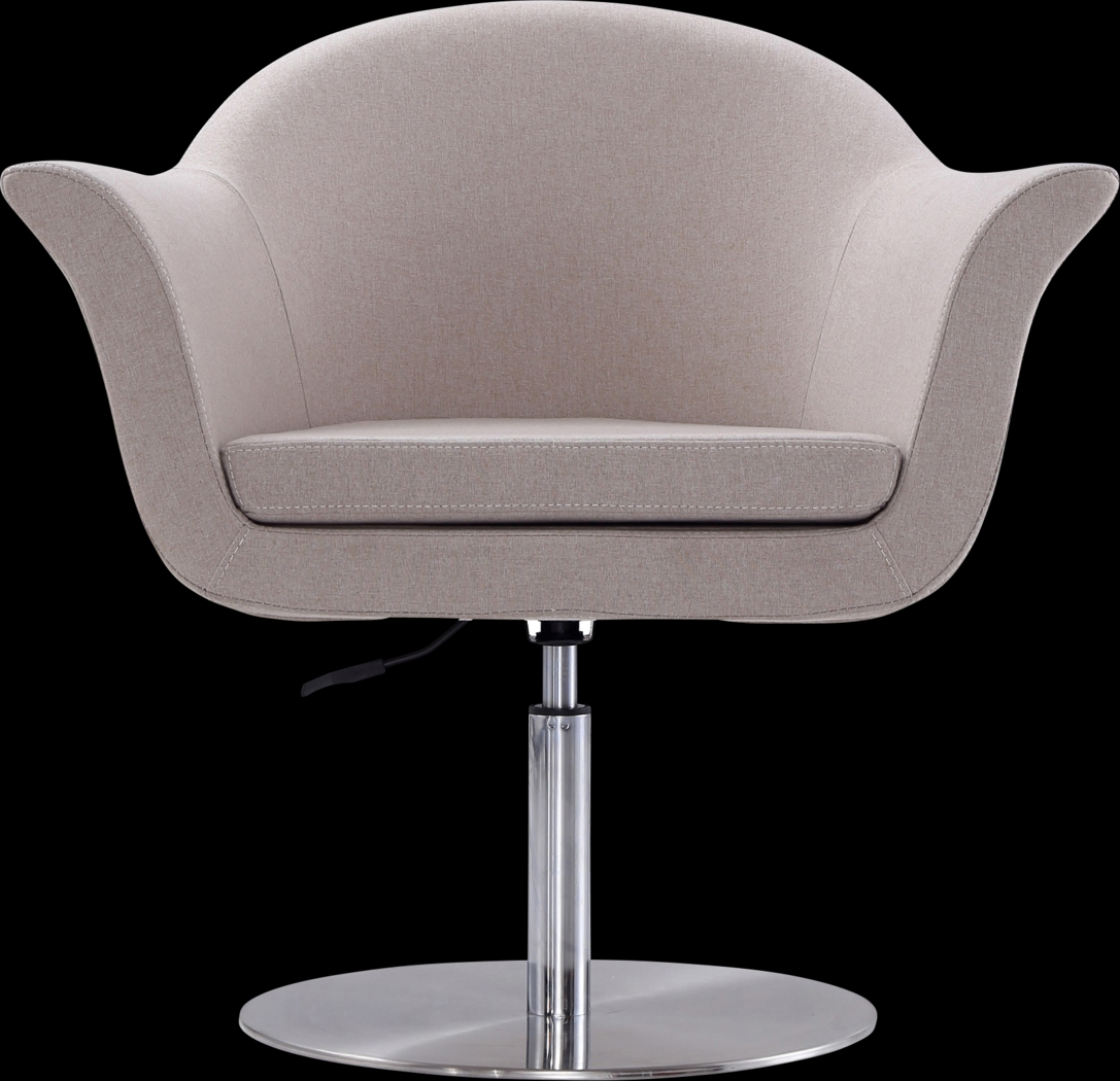 Belon Brown Swivel Accent Chair - Thumbnail - Image 2
