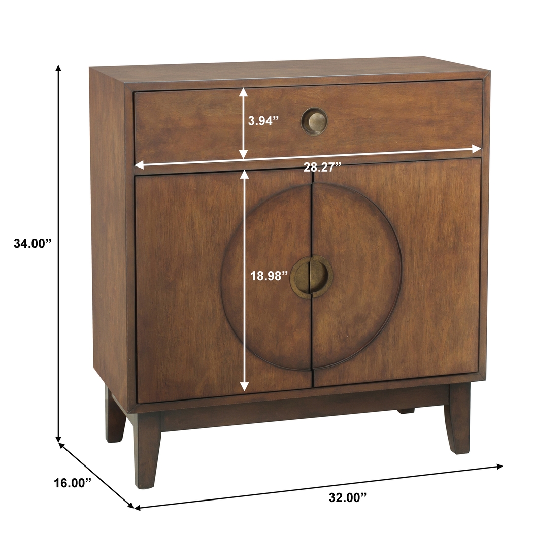Belora Brown Accent Cabinet - Thumbnail - Image 9