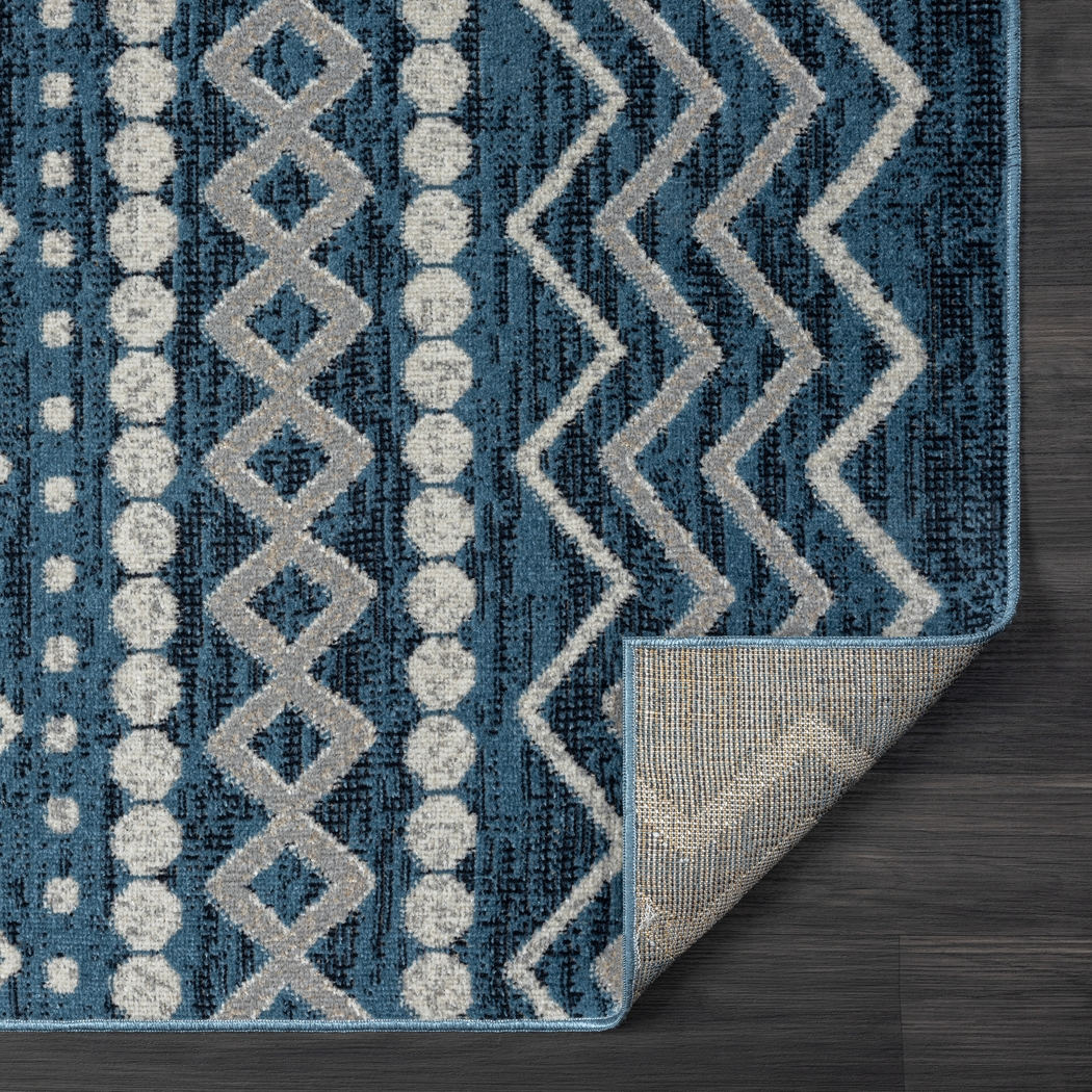 Belpine Navy 7'9 x 9'9 Rug - Thumbnail - Image 3