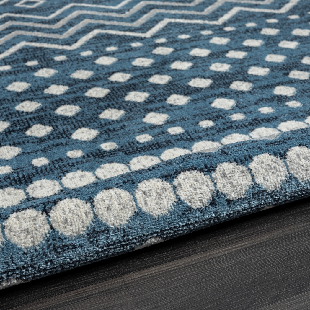 Belpine Navy 7'9 x 9'9 Rug - Thumbnail - Image 5